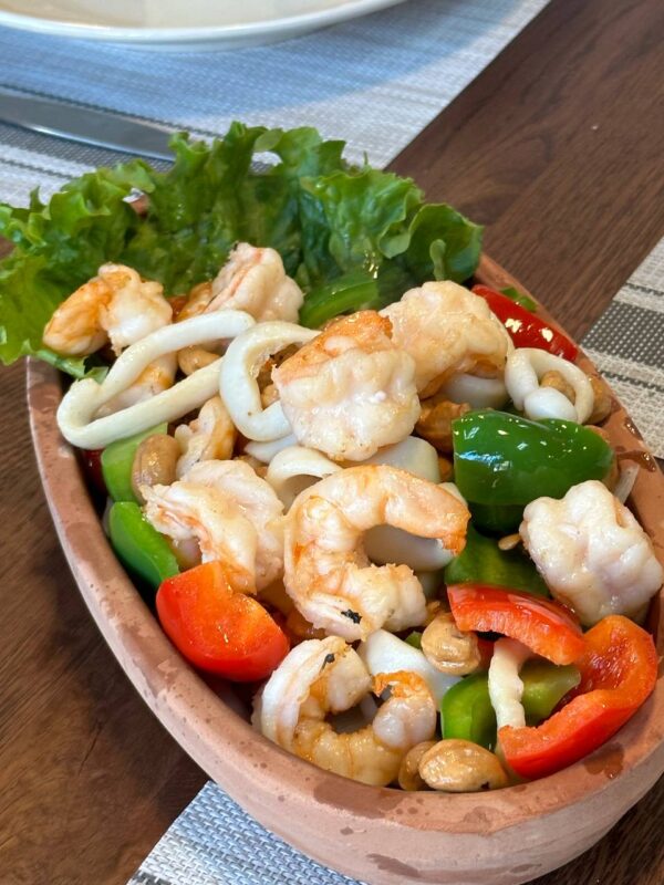 Fried shrimp and squid