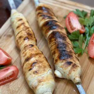 Hachapuri on the grill