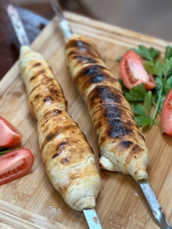 Hachapuri on the grill