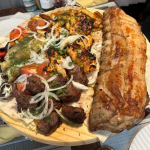 Mixed grilled dish